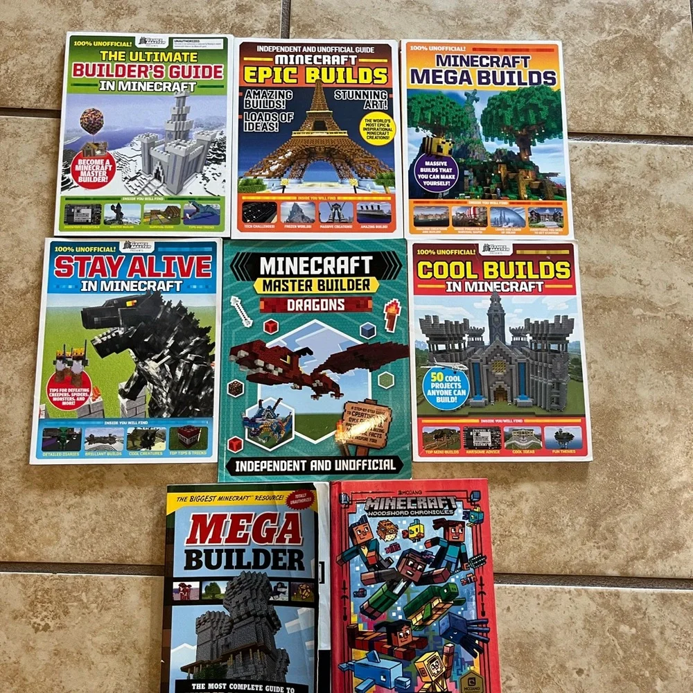 Minecraft Book Set - Multicolor - Picture 1 of 6